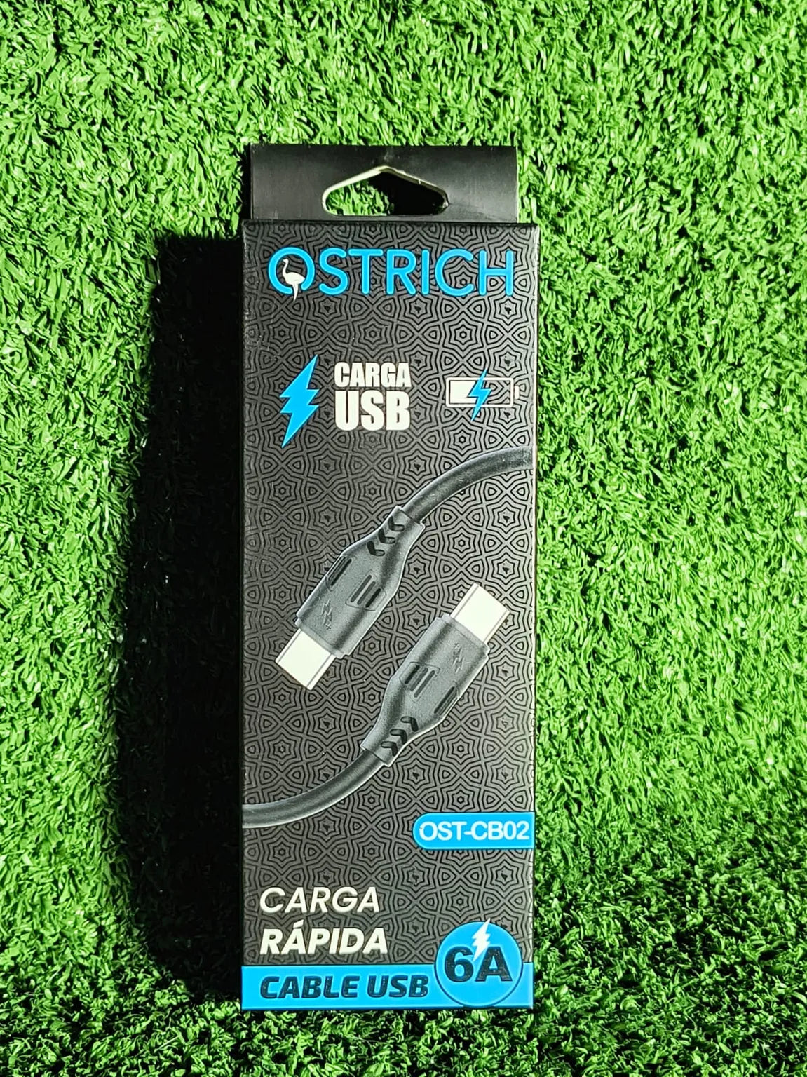 Cable Cargador Android y iPhone | Doble Tipo C | 6A | Carga Rapida | Ostrich