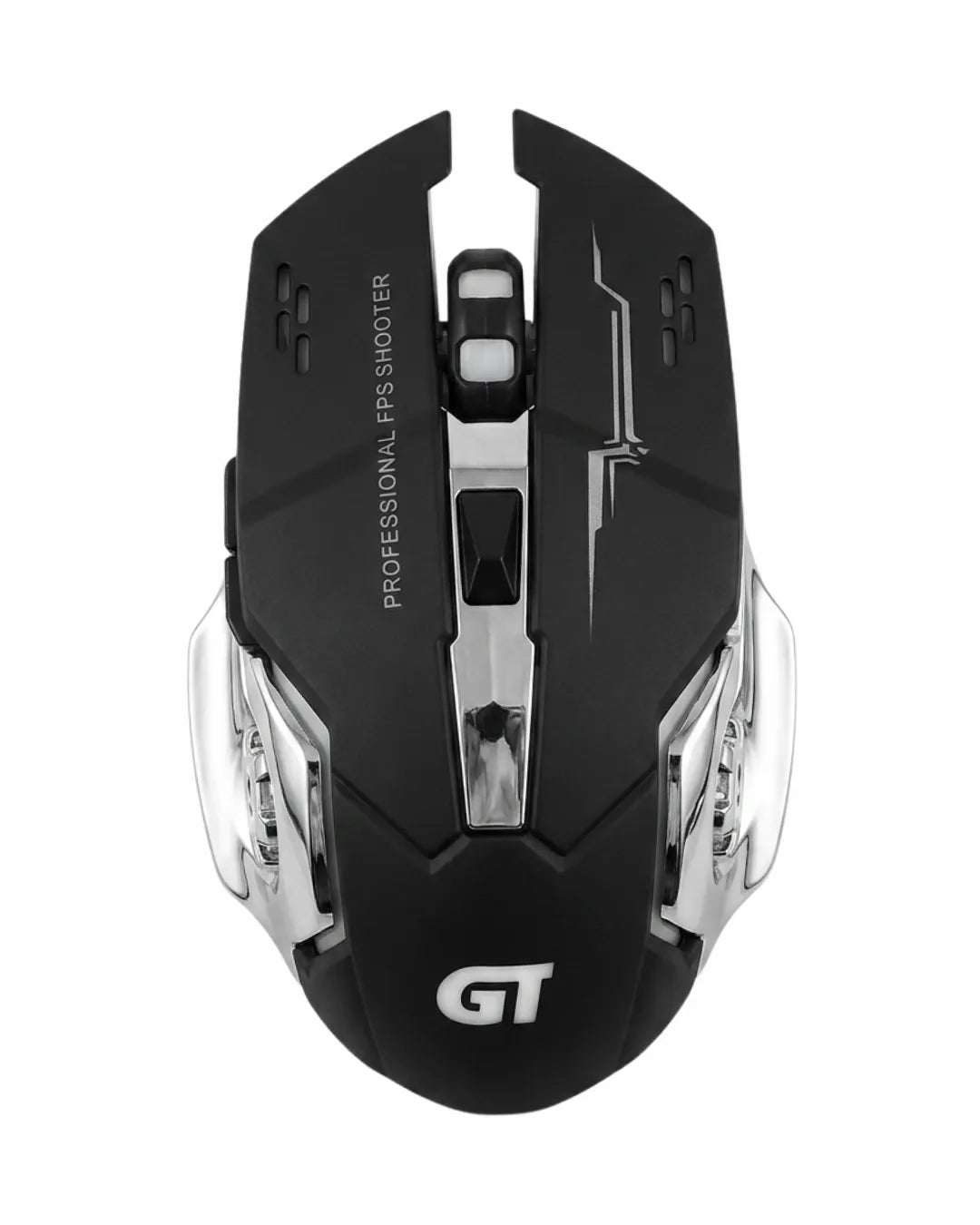 Mouse Inalambrico | 3200 Dpi | 2.4 Ghz + Bluetooth | Recargable | Alta Precision | Incluye Cable Para Cargar | Color Negro | RC980