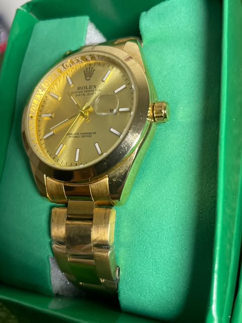 Reloj RLX President | Dorado | Diseño Sofisticado y Resistente