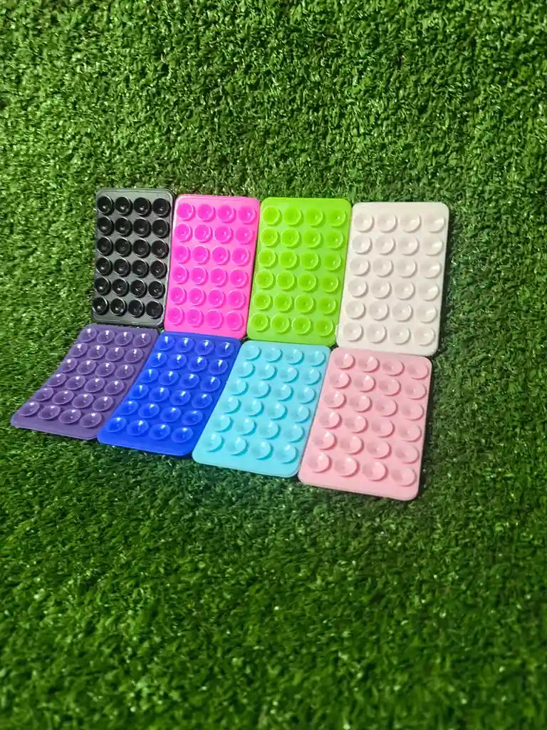 Octobuddy Doble | Soporte Silicona Para Celular | Chupas Doble Ventosa Colores