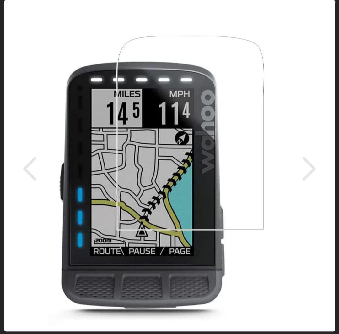 Wahoo Element Roam V2 | Vidrio Templado Garmin | Film | Full Pegamento | Contacto Sensible