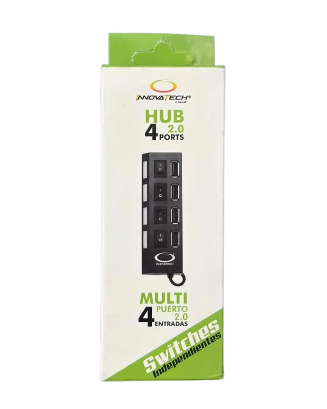 Hub Multipuertos | 4 Entradas Usb | Switches Independientes | Adaptador 2.0