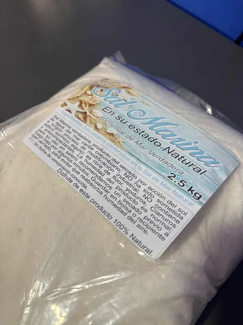 Sal Marina Natural 2.5 Kilos 100% Natural | Sin Quimicos