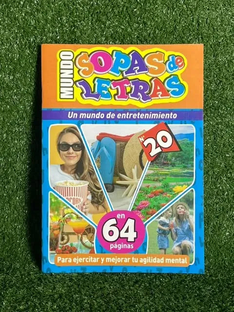 Sopa De Letras | 64 Paginas | Gym Mental | Gimnasio Mental | Juegos | Entretenimiento