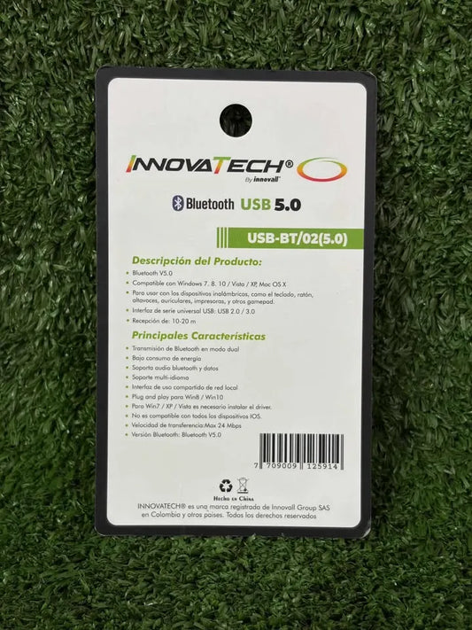 Adaptador Wifi + Bluetooth | Bluetooth USB 5.0 | USB-BT/02(5.0)