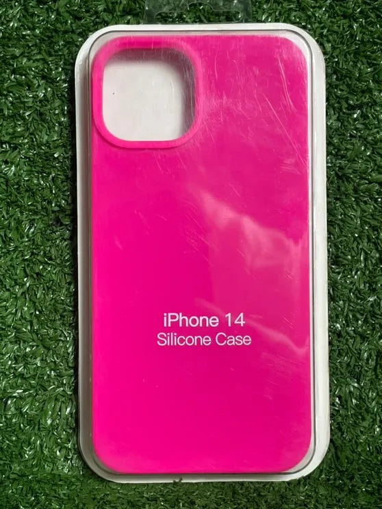 iPhone 13 / 14 Fundas Silicone Case | Forro Rigido | Estuche Antihumendad | Carcasa Protectora | Covers Full Proteccion | Colores Variados