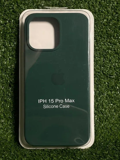 iPhone 15 Pro Max Fundas Silicone Case | Forro Rigido | Estuche Antihumendad | Carcasa Protectora | Covers Full Proteccion | Colores Variados