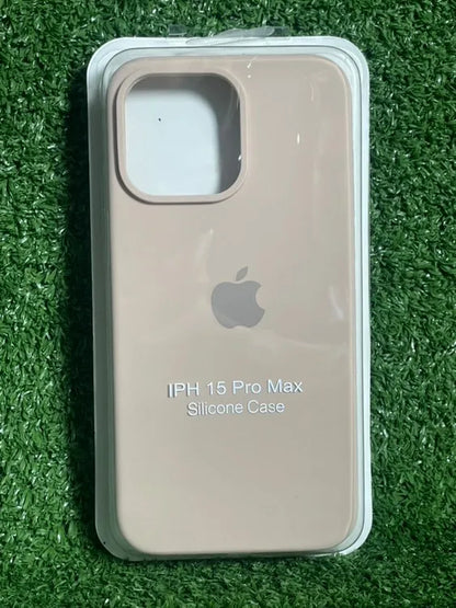 iPhone 15 Pro Max Fundas Silicone Case | Forro Rigido | Estuche Antihumendad | Carcasa Protectora | Covers Full Proteccion | Colores Variados