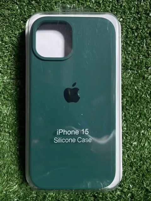 iPhone 15 Fundas Silicone Case | Forro Rigido | Estuche Antihumendad | Carcasa Protectora | Covers Full Proteccion | Colores Variados