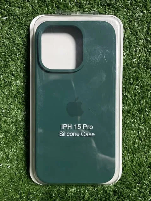 iPhone 15 Pro Fundas Silicone Case | Forro Rigido | Estuche Antihumendad | Carcasa Protectora | Covers Full Proteccion | Colores Variados