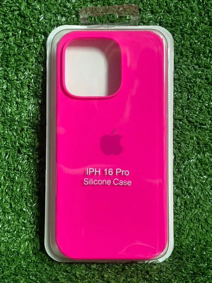 iPhone 16 Pro Fundas Silicone Case | Forro Rigido | Estuche Antihumendad | Carcasa Protectora | Covers Full Proteccion | Colores Variados
