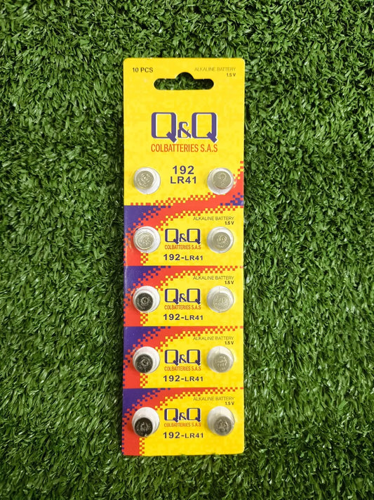 Bateria Alcalina Lr41 | 192 | 1.5v | Qq | Pila Plana | Unidad | Alkalina | Alcaline