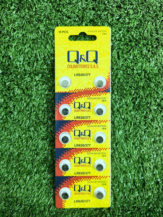 Bateria Alcalina Lr626 | 377 | 1.5v | Qq | Pila Plana | Unidad | Alkalina | Alcaline