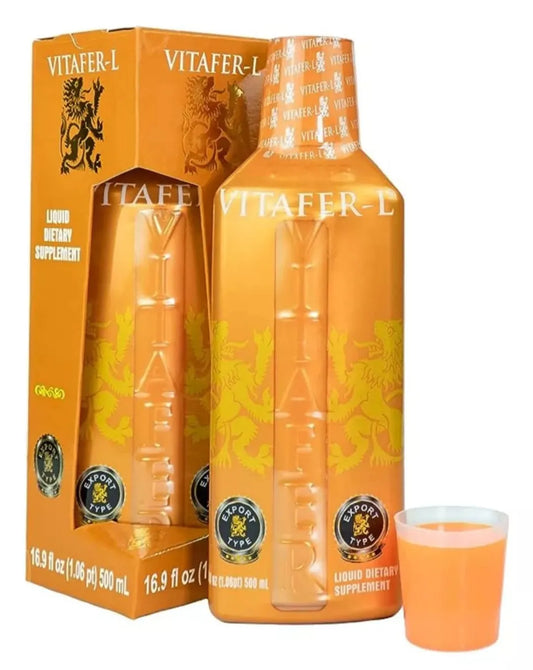 Vitafer L | 500ml | Jarabe | Oral | Potenciador | Natural Medy Sas