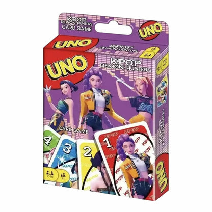 Cartas Uno Kpop Demon Hunters | Edicion Especial Guerreras Kpop | Juego De Mesa | Entretenimiento | Juegos Familia | Juego Amigos