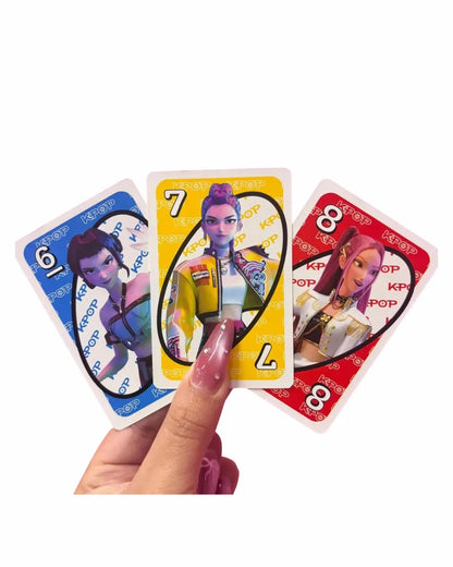 Cartas Uno Kpop Demon Hunters | Edicion Especial Guerreras Kpop | Juego De Mesa | Entretenimiento | Juegos Familia | Juego Amigos