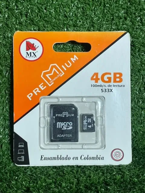 Memoria Sd | 4 Gb | Mx Digital Premium | Usb Flash