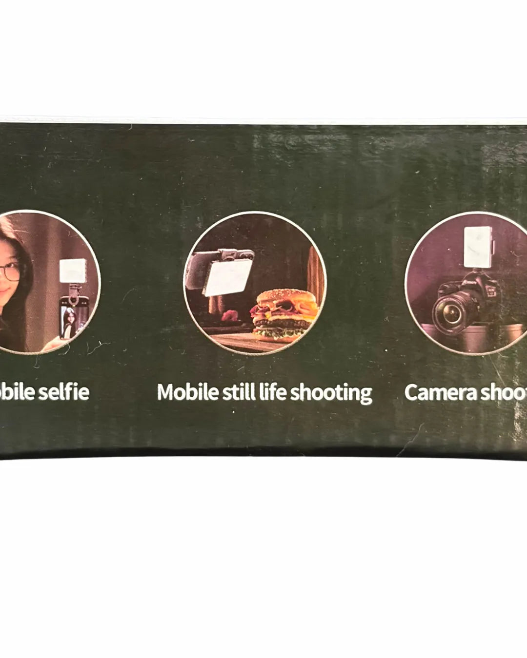 Luz Led Selfie Portatil | Temperatura de Color Ajustable |Recargable con Indicador de Estado de Carga |  Panel de Luz | M15
