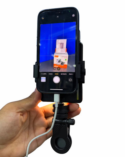 Luz Led Selfie Portatil | Temperatura de Color Ajustable |Recargable con Indicador de Estado de Carga |  Panel de Luz | M15