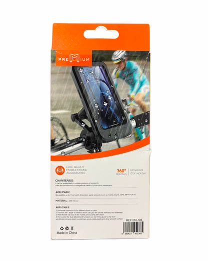 Soporte Porta Celular | Para Bicicleta o Moto | Holder Ajustable Y Muy Resistente | Incluye Herramienta de Ajuste | Premium PR 705