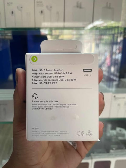 Adaptador De Corriente Usb-c De 20w | Original | Power Adapter Iphone | Apple
