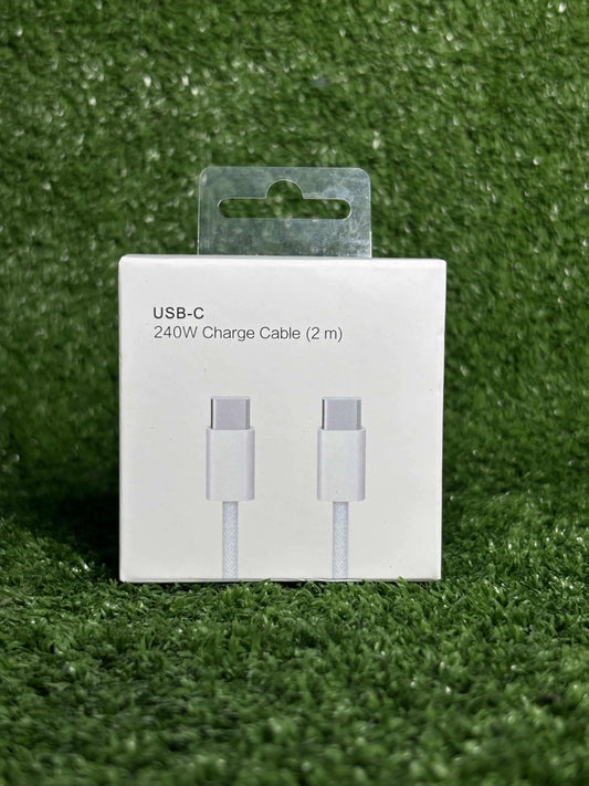 Cable Cargador Iphone 240w | Doble Tipo C | 2 Metros