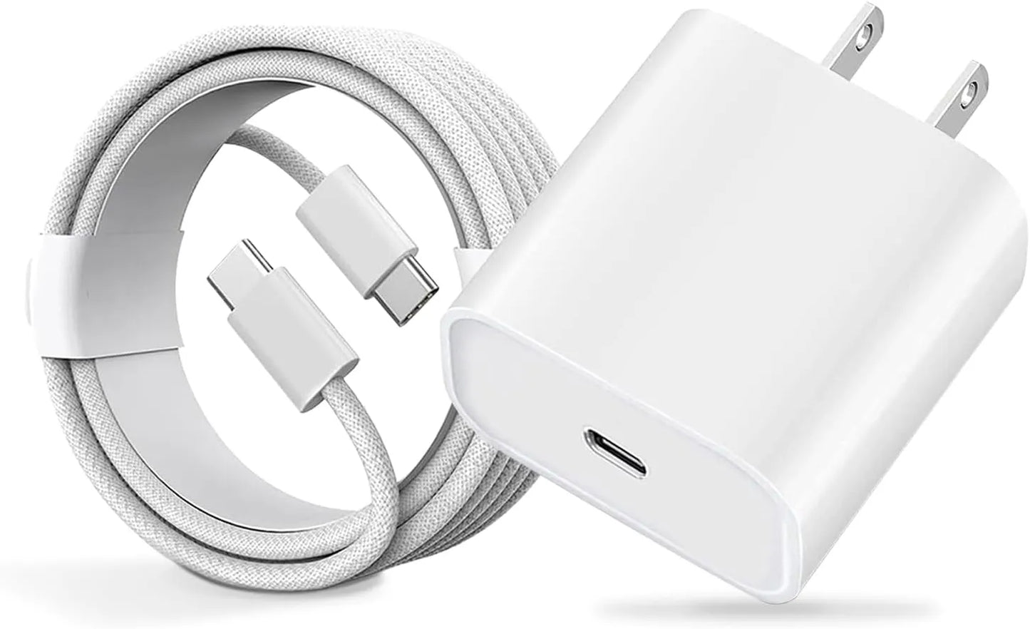 Cargador Iphone 35w Completo | Adaptador + Cable Tipo C A Tipo C