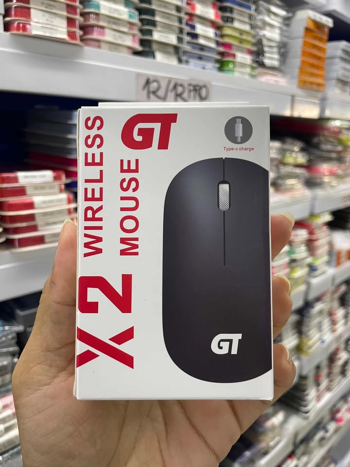 Mouse Inalambrico | Dpi Ajustable De 800 A 1600 | 2.4 Gb + Bluetooth | Ergonomico | Transmision En Distancia 8 A 10 Metros | Alta Precision | Incluye Cable Para Cargar | GT X2