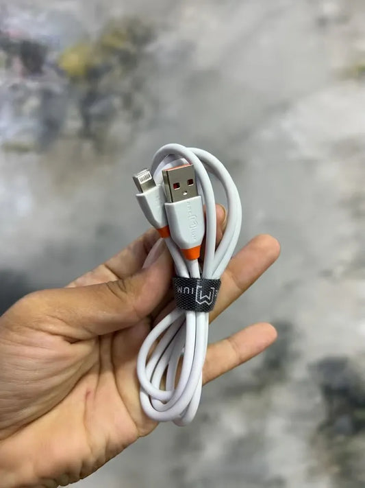 Cable Cargador USB a Lightning Iphone | 3.1a | 1 Metro | Carga Rapida | Incluye Organizador de Cable | Premium PR 504