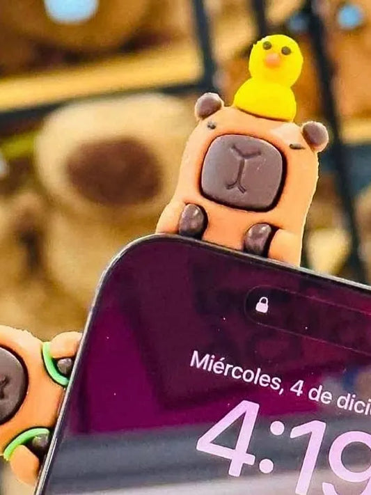 Capybara | Adorno Multiuso | Sorpresa | Para Celular Pc Monitor | Coleccionable