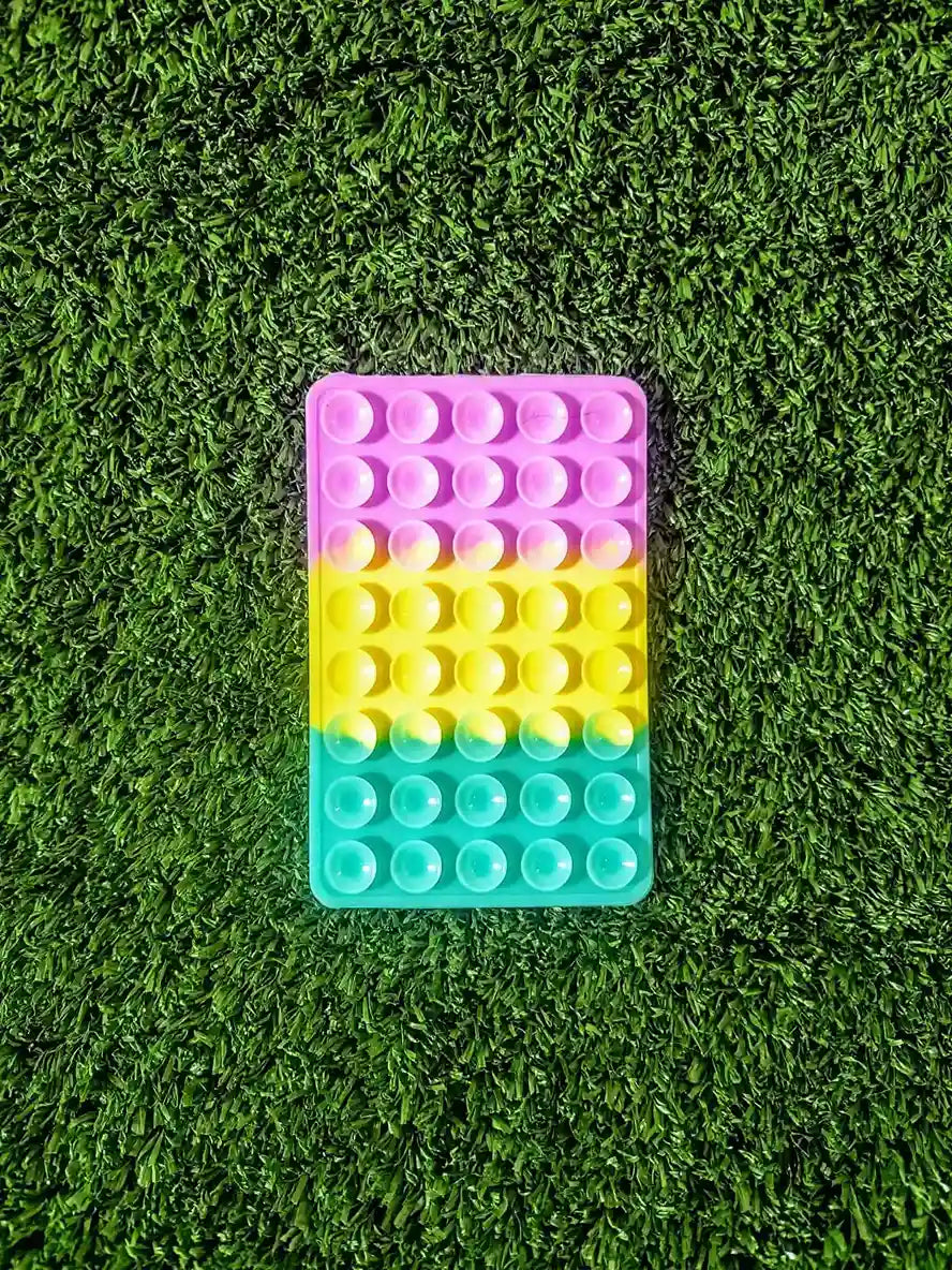 Octobuddy Doble | Soporte Silicona Para Celular | Chupas Doble Ventosa Colores
