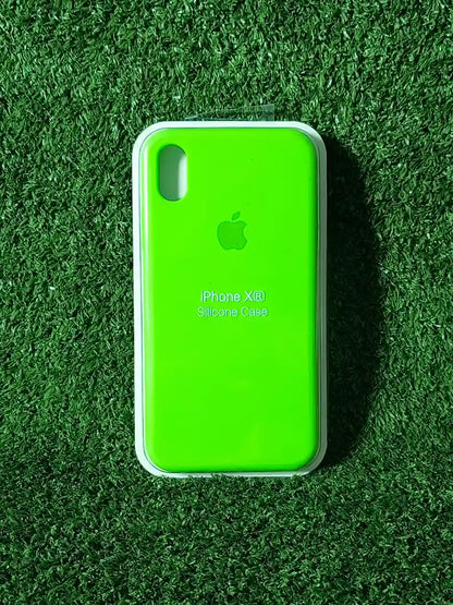 iPhone XR Fundas Silicone Case | Forro Rigido | Estuche Antihumendad | Carcasa Protectora | Covers Full Proteccion | Colores Variados