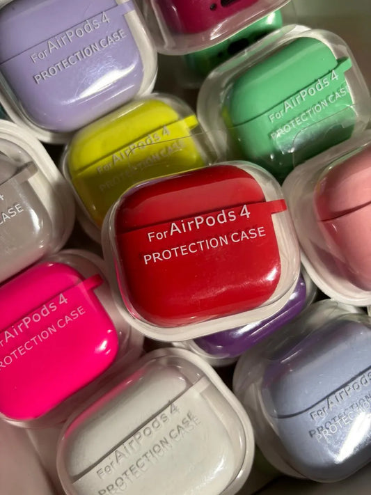 Case Airpods 4 | Funda Gamuza Anti Humedad | Carcasa Full Proteccion | Forro Protector | Iphone | Apple