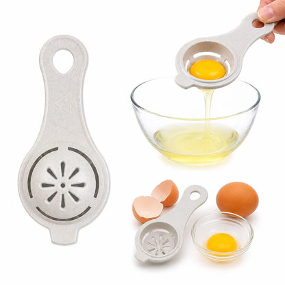 Separador De Yemas De Huevo | Colador Clara | Utensilio De Cocina | Blanco