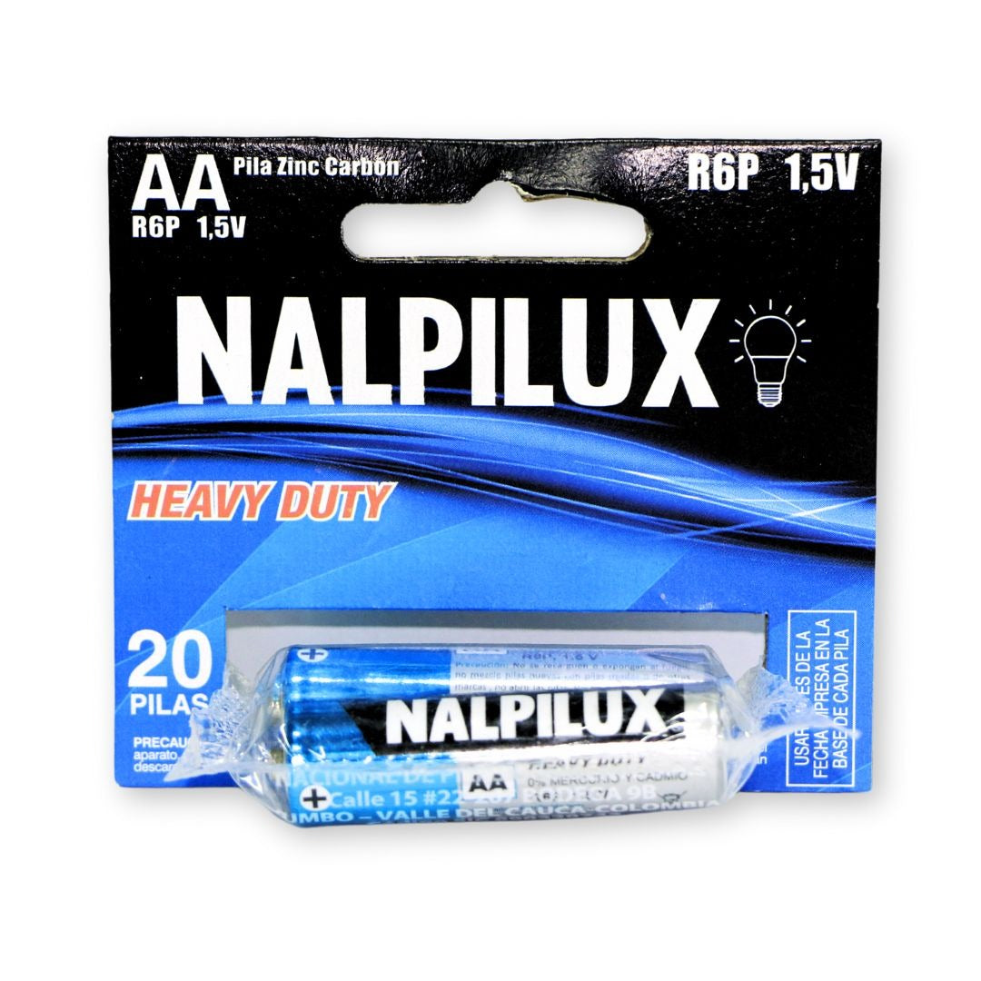 Pilas Aa (doble A) | Pack X 2 Unidades | Calidad | Nalpilux