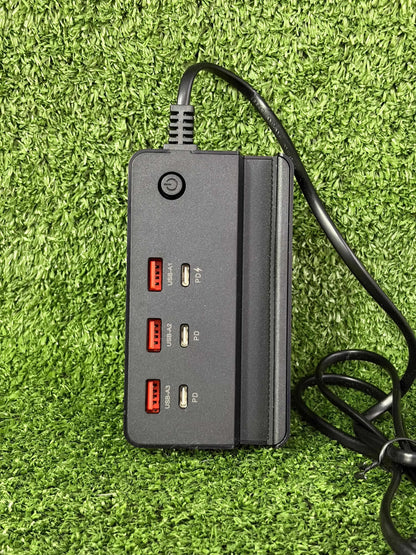 Adaptador Multipuerto 3.0 A | 3 entradas USB Y 3 entradas Tipo C | 35W | Carga Rapida