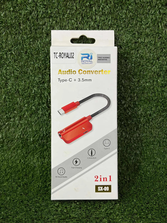 Convertidor de Audio | 2 en 1 | Tipo C Y 3.5mm | HD Sound Quality