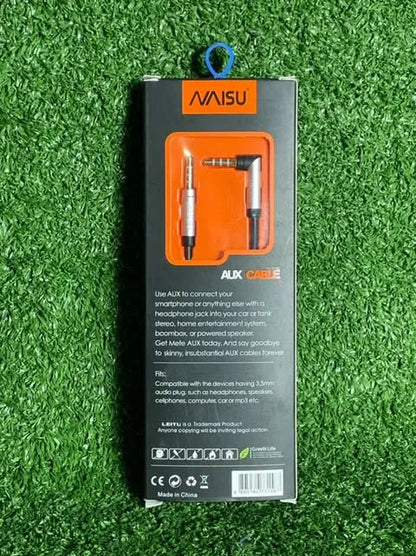 Cable Auxiliar 1x1 Ergonomico | 1m | Naisu