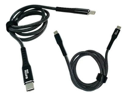Cable Cargador | Doble Tipo C | 66w | 2 Metros | Resistente | Batri