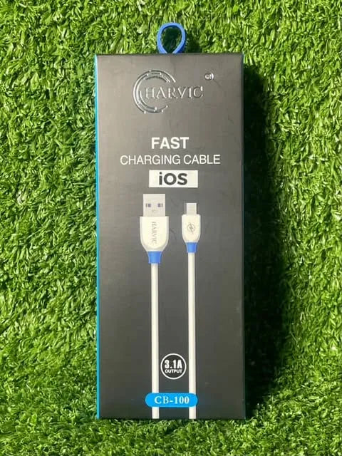 Cable Iphone | Usb A Lightning | 3.1a | 1 Metro | Carga Rapida | Harvic