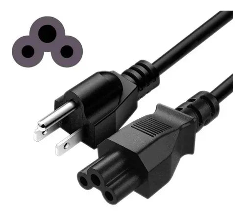 Cables De Poder Laptop Entrada Con 3 Orificios Trifasico | 1.5 Metros