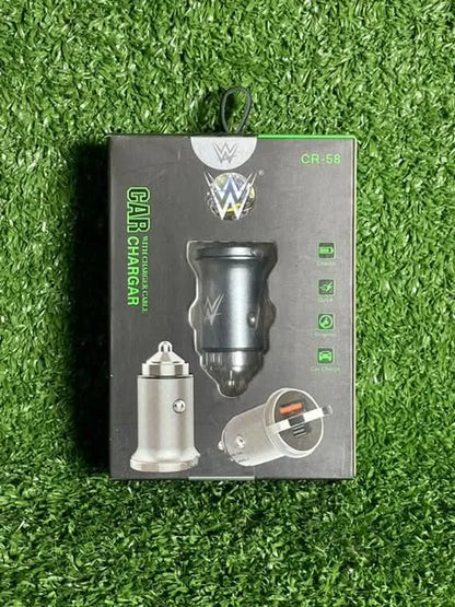 Adaptador Carro 60w | Cargador Para Carros | Compatible Para Todos Los Celulares | Carga Rapida
