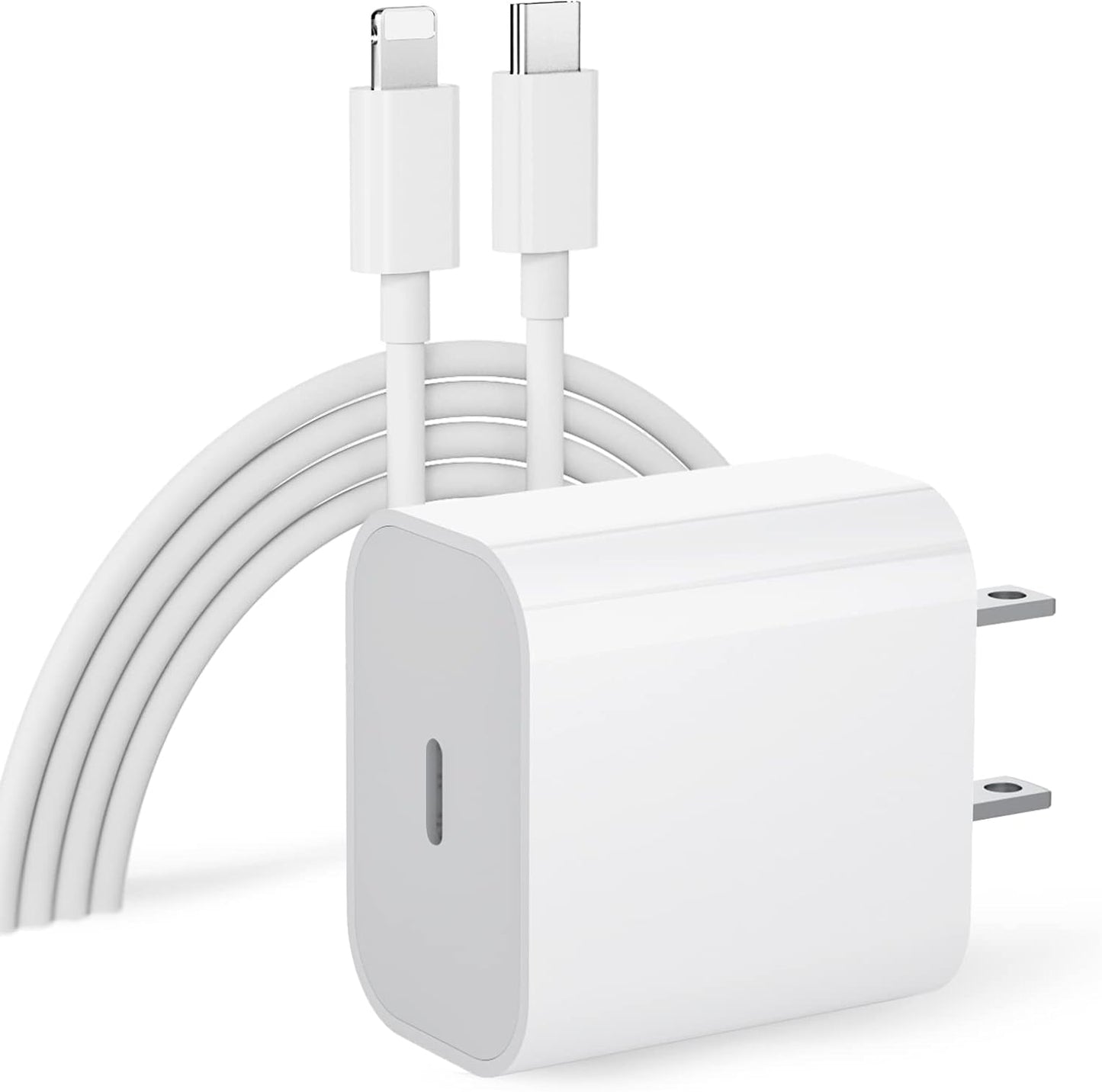 Cargador Iphone 25w Completo | Adaptador + Cable Tipo C A Lightning