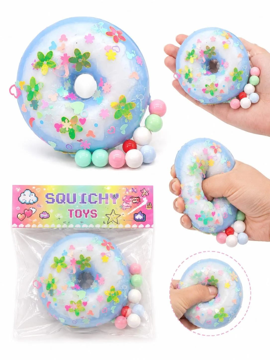 Squishy Toys | Antiestres | Niños y Adultos | Practico de llevar | Alivia sensacion de estres
