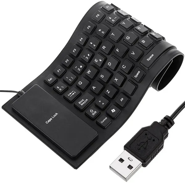 Teclado Flexible | Keyboard | Usb | A Prueba De Todo | Full Comodidad | Alambrico