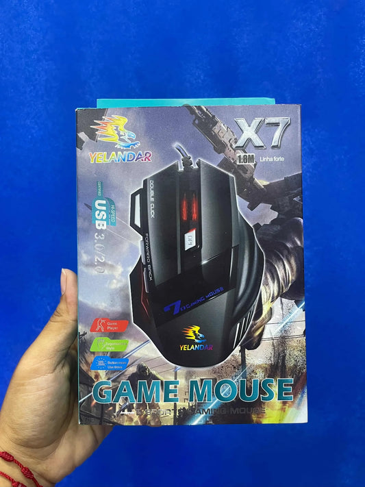 Mouse Alambrico | Mouse Gaming | Led | Game Mouse | 6000 Dpi | Yelandar | Optical Mouse | Precision Y Rapidez
