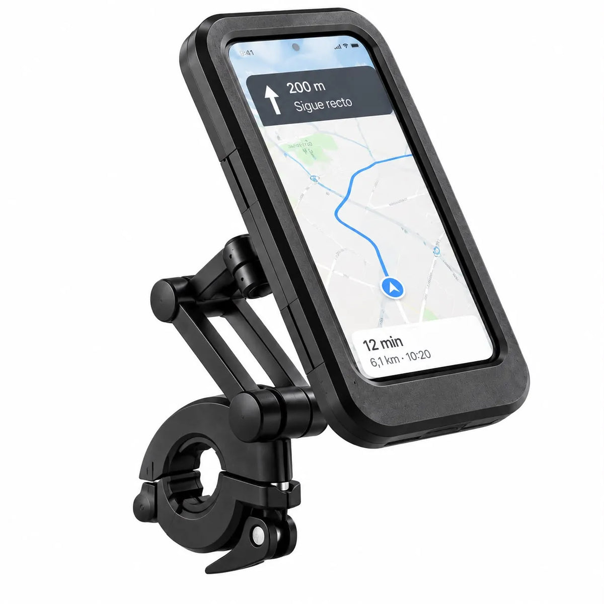 Soporte Porta Celular | Para Bicicleta o Moto | Holder Ajustable Y Muy Resistente | Incluye Herramienta de Ajuste | Premium PR 705