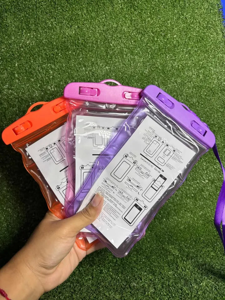 Estuche O Funda Impermeable Para Celular + Cordon De Amarre