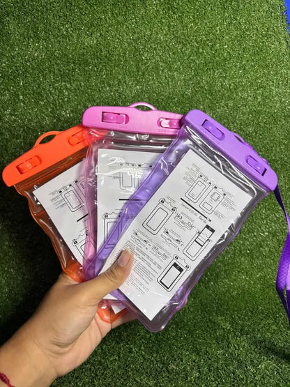 Estuche O Funda Impermeable Para Celular + Cordon De Amarre