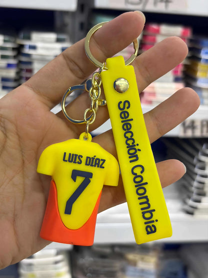 Llavero Seleccion Colombia | Luis Diaz | Camiseta | Mundial 2026 | 1 Unid